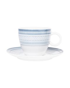 CUP & SAUCER 20 CL ​​CAPPUCCINO BLUE W/ BOX